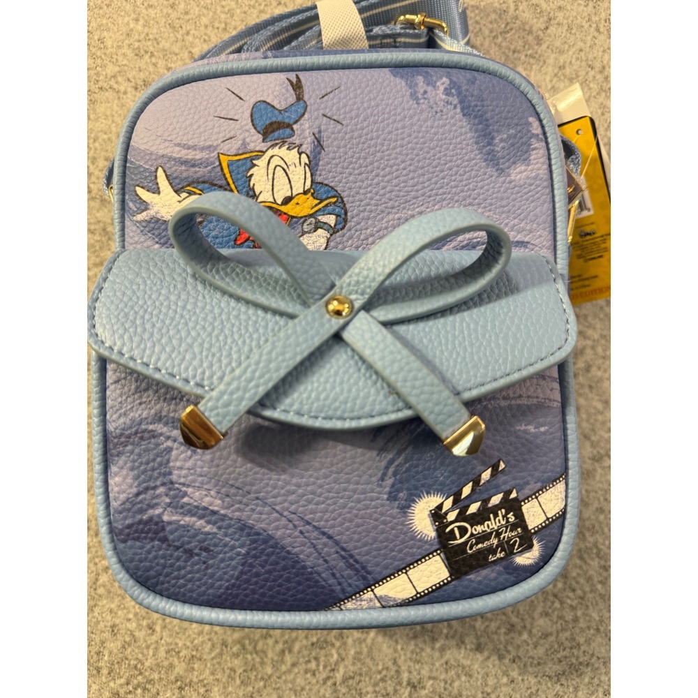 Wondapop Disney Donald Duck Comedy Hour Blue Crossbody Bag Bow Limited Edition